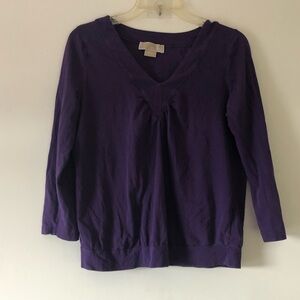 Michael Michael Kors Deep Purple Long Sleeve Top (Free Mystery Clothes)